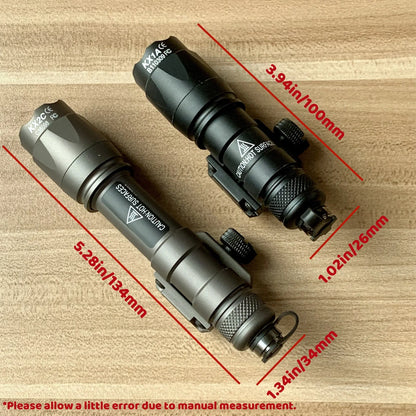 Tactical Surefire M300/M600B/M600C Gun Light – Rifle & Pistol Scout Flashlight, Picatinny Rail Mount, Hunting Torch