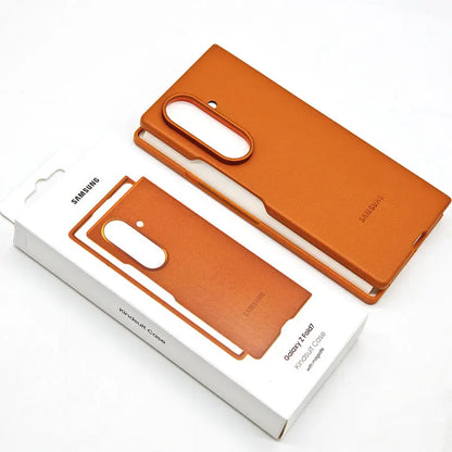 Samsung Galaxy Z Fold 7 Case – High-Quality Eco Leather Magnetic Cover with Anti-Fall Shockproof Back Protection