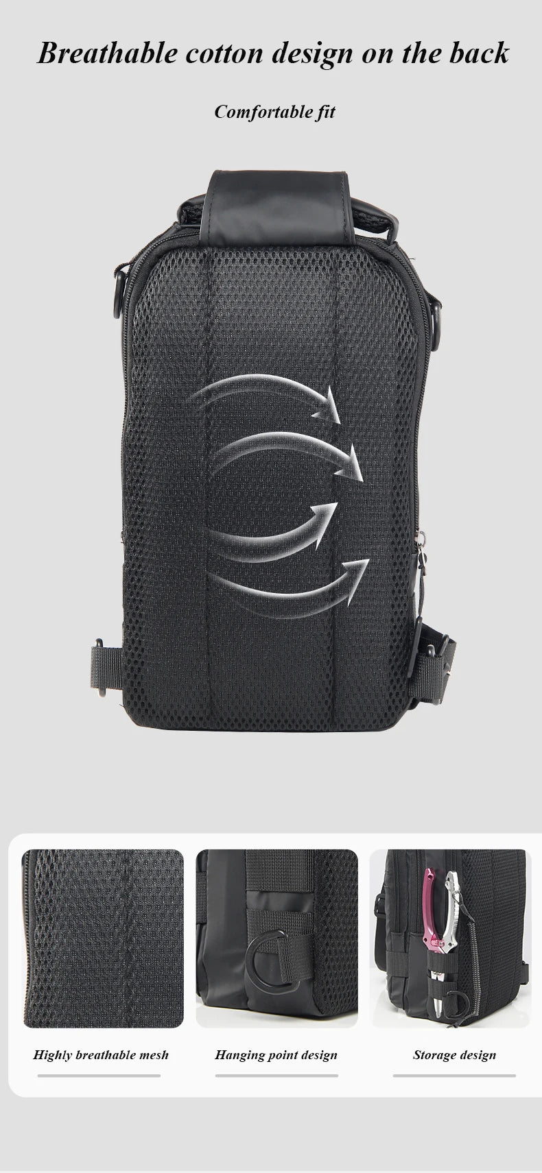 Multifunctional Fishing Backpack – Lightweight Tactical Gear Bag for Outdoor Fishing