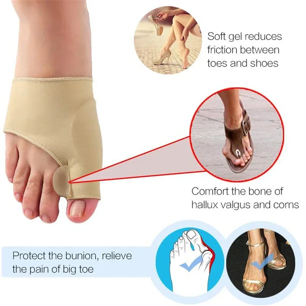 Toe Separator Bunion Corrector – Hallux Valgus Toe Pain Relief Foot Care Tool