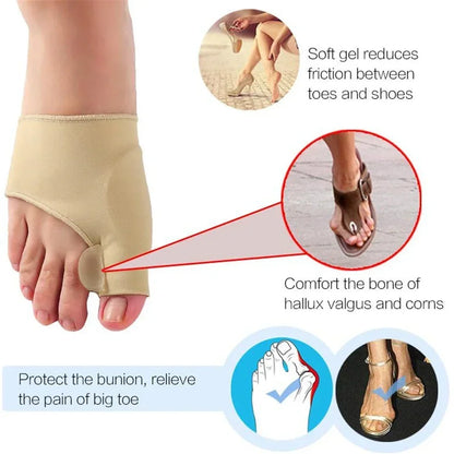 Toe Separator Bunion Corrector – Hallux Valgus Toe Pain Relief Foot Care Tool