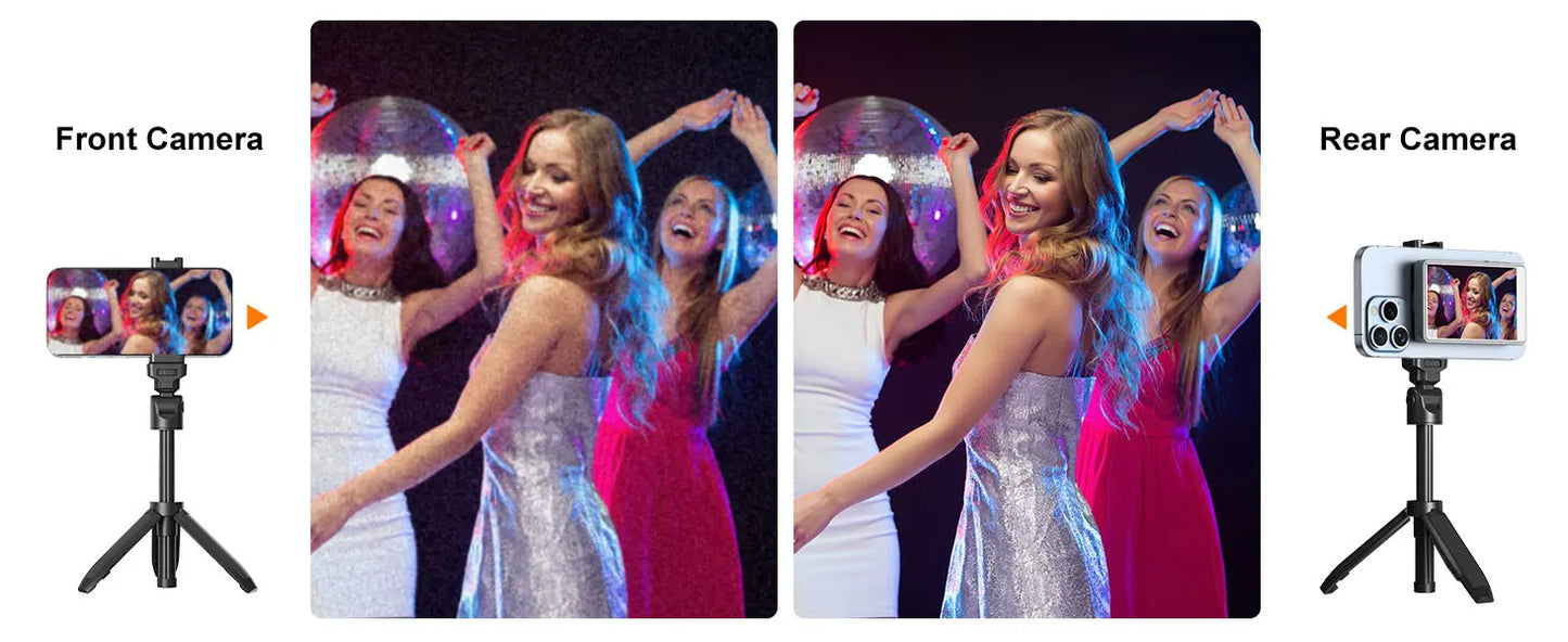 Magnetic Phone Vlog Selfie Monitor Screen – Rear Camera Selfie Display Compatible with iPhone & Android