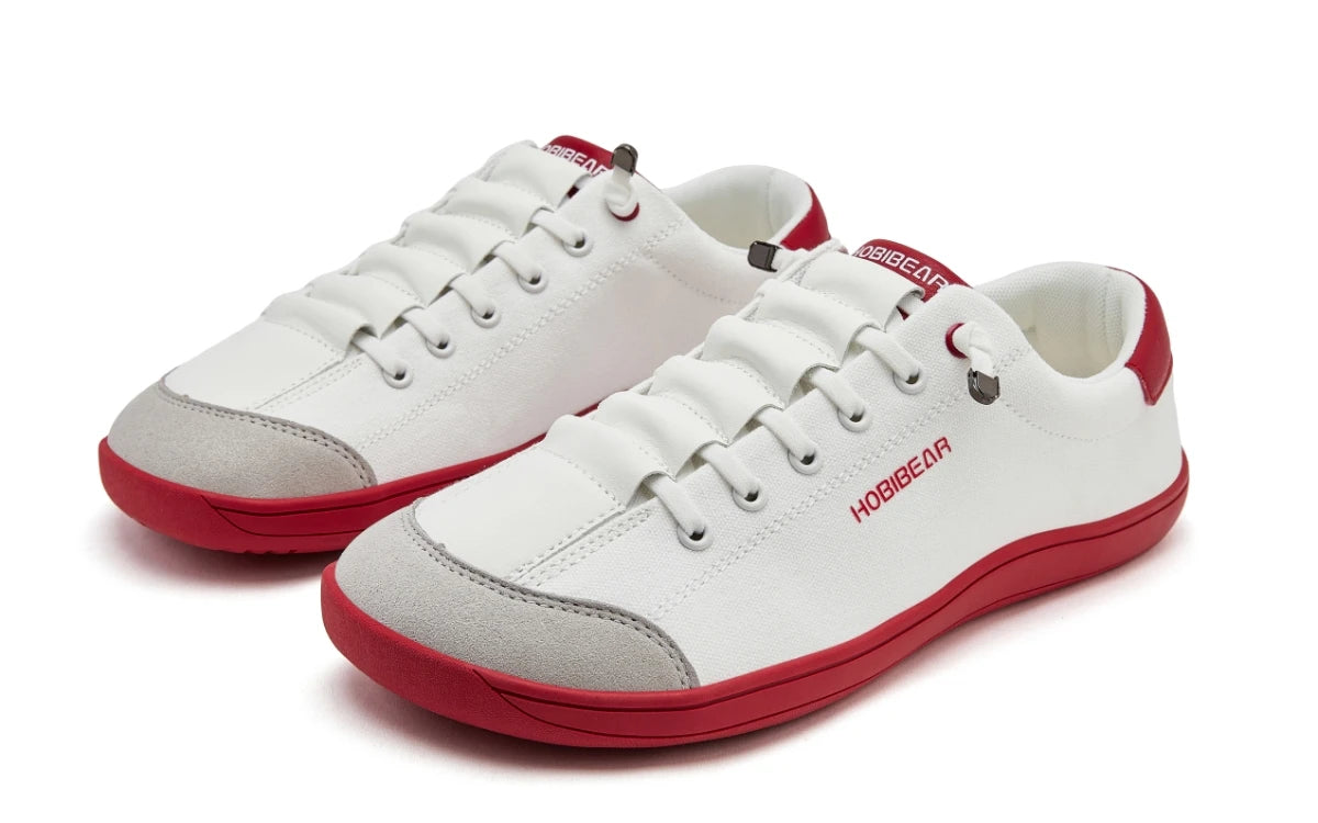 HOBIBEAR Unisex Barefoot Shoes – Zero Drop Wide Toe Casual Canvas Minimalist Walking Sneakers