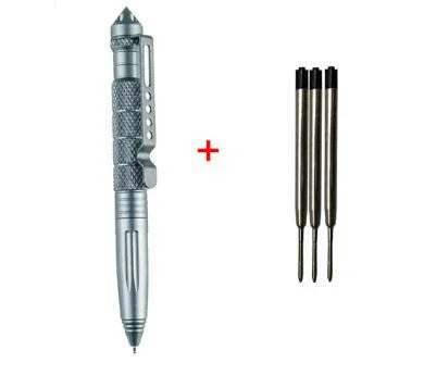 ZK20 Tactical Self-Defense Pen – Aluminum Anti-Slip Steel Glass Crusher, 1/4/8pcs Kit