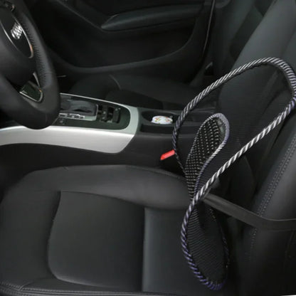 Mesh Lumbar Back Cushion – Anti-Fatigue Elastic Support Pad for Office Chair, Massage Cushion for Daily Use