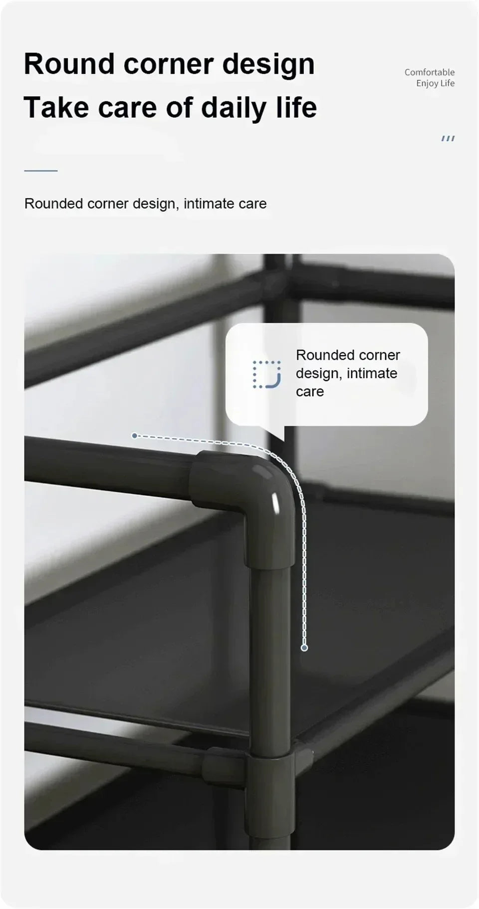 Multi-Layer Shoe and Hat Rack - Multifunctional Floor Standing Storage for Shoes, Sneakers, and Coats, Dormitory Organizer Cabinet