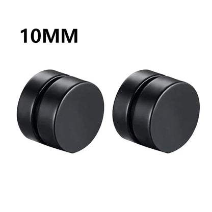 Fashion Magnetic Clip Ear Studs - Non-Piercing Fake Earrings for Men & Women, Jewelry Gift