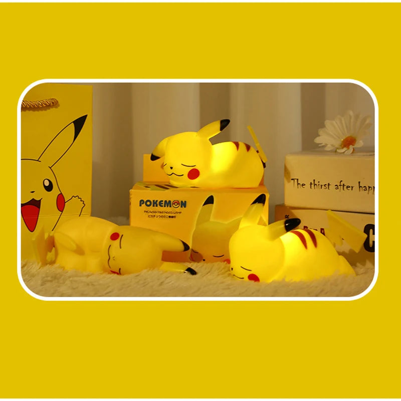 Pokemon Pikachu Night Light – Glowing Bedside Lamp & Cute Toy for Kids’ Birthday or Christmas Gift