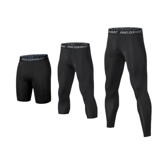 Men's Compression Pants - Cool Dry Leggings & Sports Baselayer, Running Tights & Athletic Workout Shorts