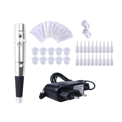 Permanent Makeup Rotary Tattoo Pen – Eyebrow & Lip Machine, Microblading & Piercing Gun PMU Kit