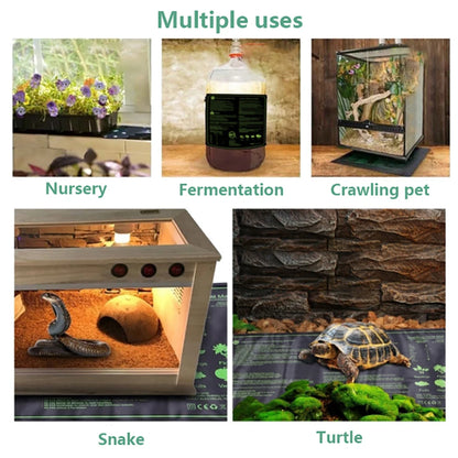 5–45W Seedling Heat Mat — 220V–240V Plant Germination & Propagation Pad for Flowers, Vegetables, and Winter Anti-Cold Protection