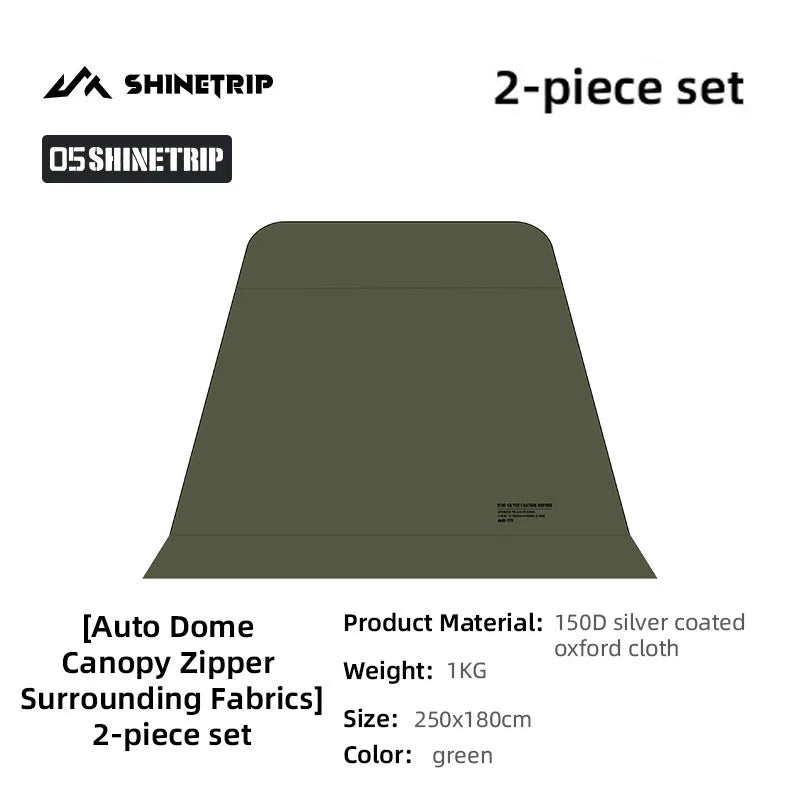 ShineTrip Oversized Dome Tent – Quick Setup, Waterproof & Sunproof Silver-Coated Canopy for Camping (05 Series)