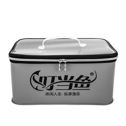 Multifunction EVA Folding Fishing Bag – Live Fish Bucket and Water Container, 4L/6L/10L/14L Tackle Storage Case