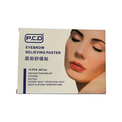 60pcs PCD Paste Mask – Semi-Permanent Makeup & Tattoo Pain Relief Cream with Moisturizer for Eyebrow, Lip, and Body Art