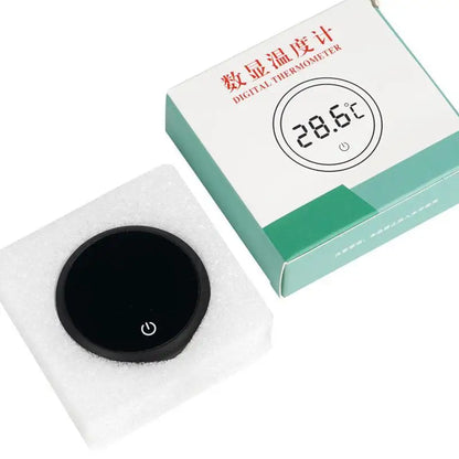 Aquarium Self-Adhesive LCD Thermometer – Digital Mini Fish Tank & Terrarium Temperature Monitor with Large Screen