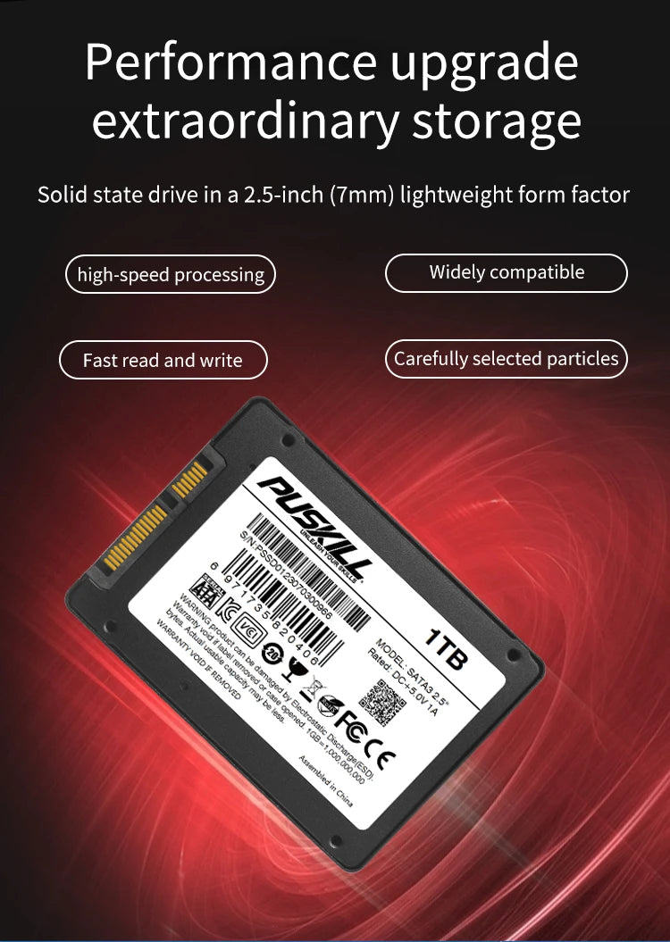 PUSKILL SATA3 SSD – 2.5