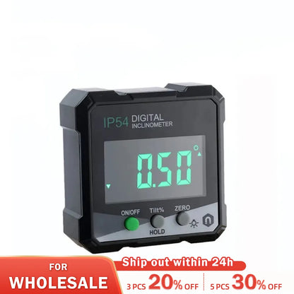 Digital Display Inclination Box: Precision Measurement with Backlight, Magnetic Suction - Protractor Inclinometer Angle Meter (1PC)