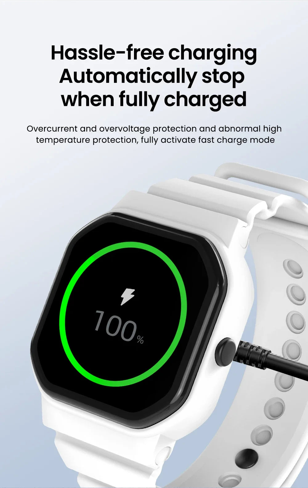 Magnetic Wireless Watch Charger – Fast Charging Dock for Samsung Galaxy Watch 8/7/6/5 Pro/5/4/3 Active 2, Portable Charging Station