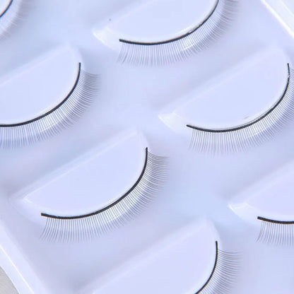 5/10/25 Pairs Training Eyelashes – Natural False Lashes for Beginner Eyelash Extension Practice