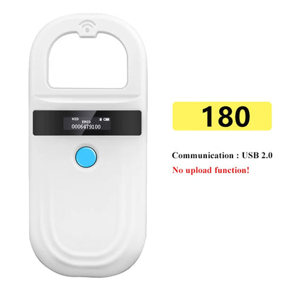 Handheld Animal RFID Reader - 134.2KHz & 125kHz Pet Microchip Scanner, USB/Bluetooth Tag Reader for Cats & Dogs with Tags