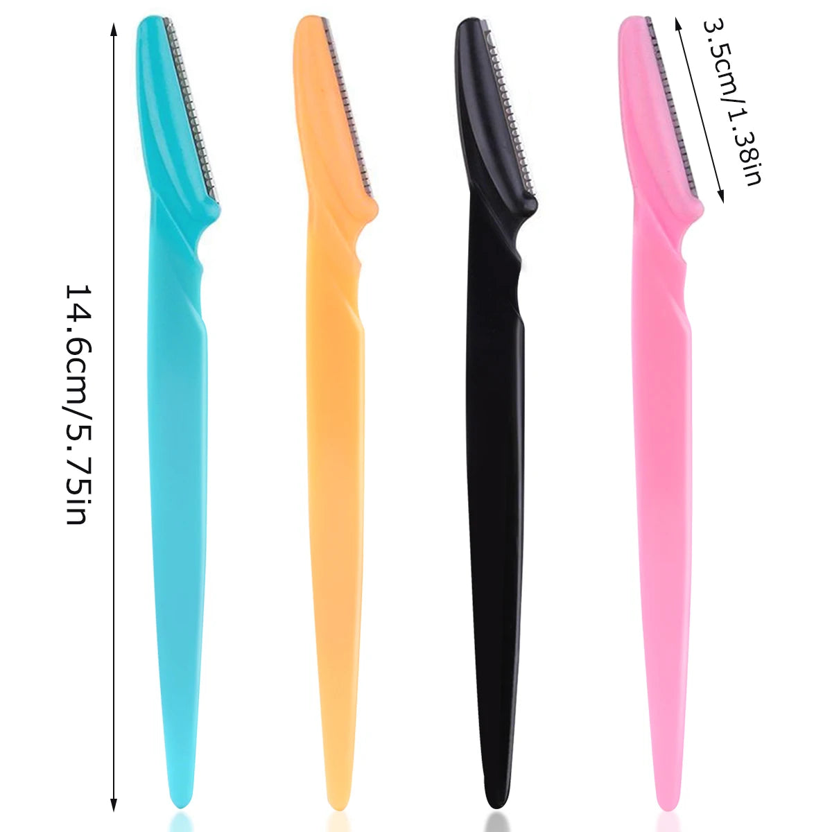 10/30/40PCS Eyebrow & Facial Razor for Women – Multipurpose Dermaplaning Exfoliating Tool with Precision Safety Cover, Beauty Grooming