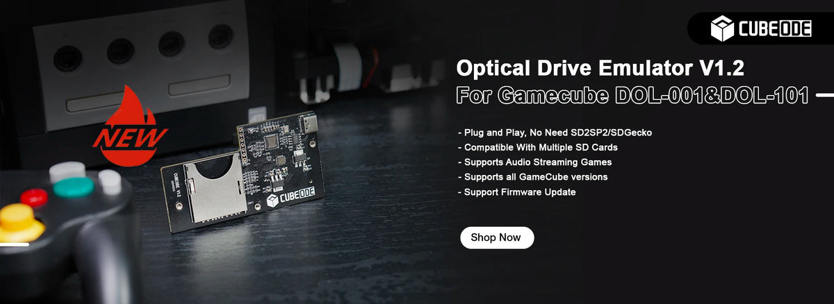 RetroScaler CUBEODE V1.2 Optical Drive Emulator – GameCube GC Loader S ...