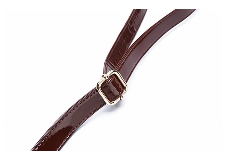 Luxury Vintage Crocodile Pattern Handbag – Women’s Large Leather Tote & Shoulder Bag