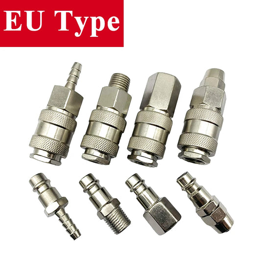 EU Air Hose Quick Release Coupling Fittings – European Standard Compressor Pneumatic Connector Accessories
