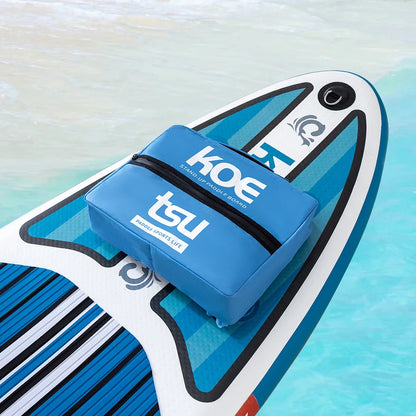 KOETSU Adjustable Paddle Board Storage Bag — Sealed Zipper Deck Cooler & Food Storage for SUP