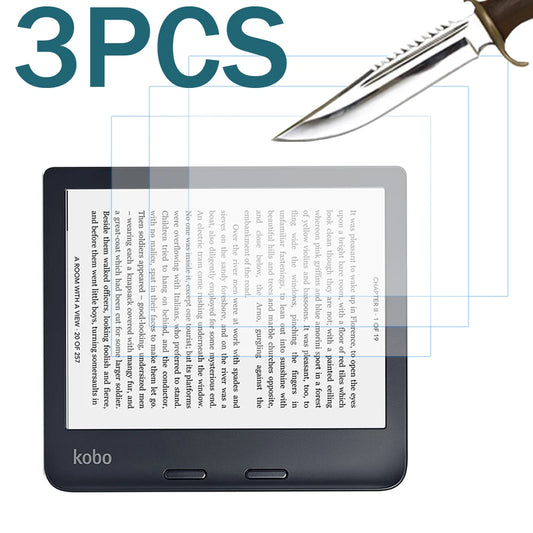 3PCS Glass Screen Protector for Kobo Libra 2 & Libra H2O 7" – E-Reader Color Ebook Protective Film