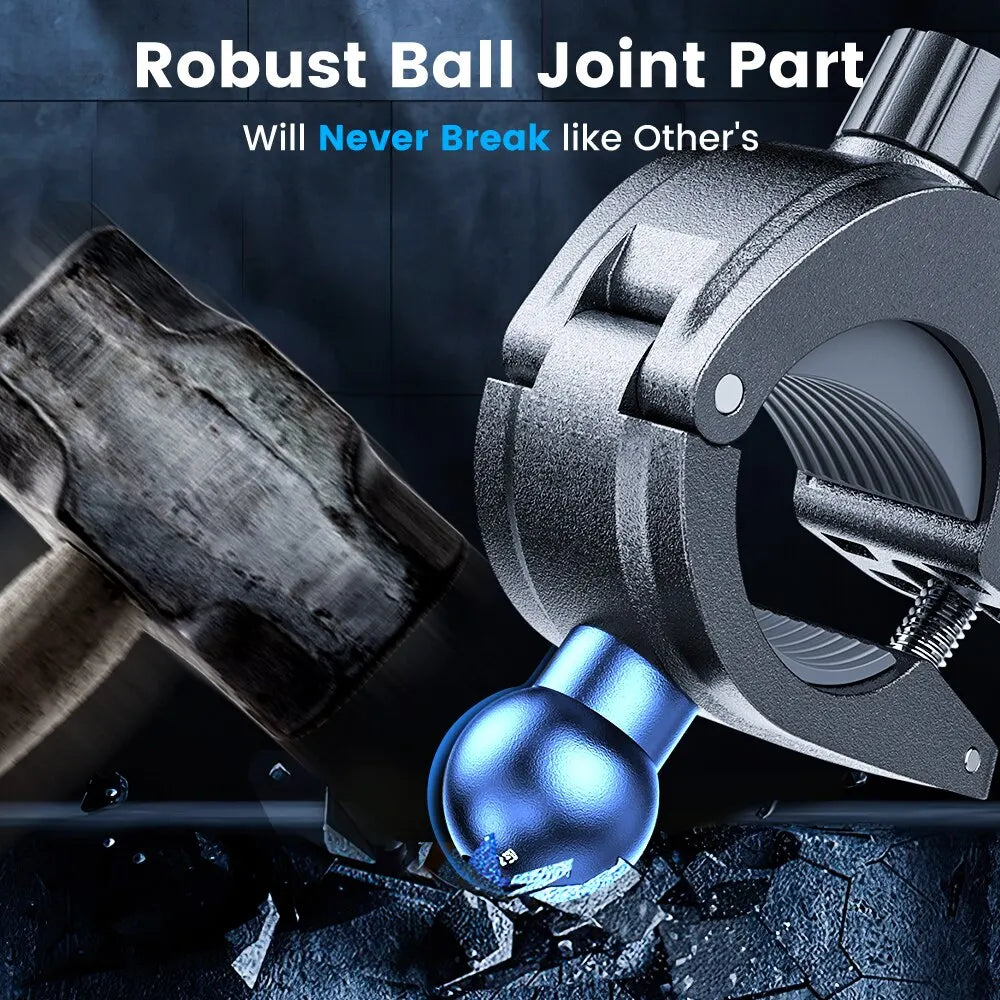 Joyroom 360° Universal Bike Phone Holder - Shockproof GPS Bracket for 4.7-7 Inch Mobile Phones