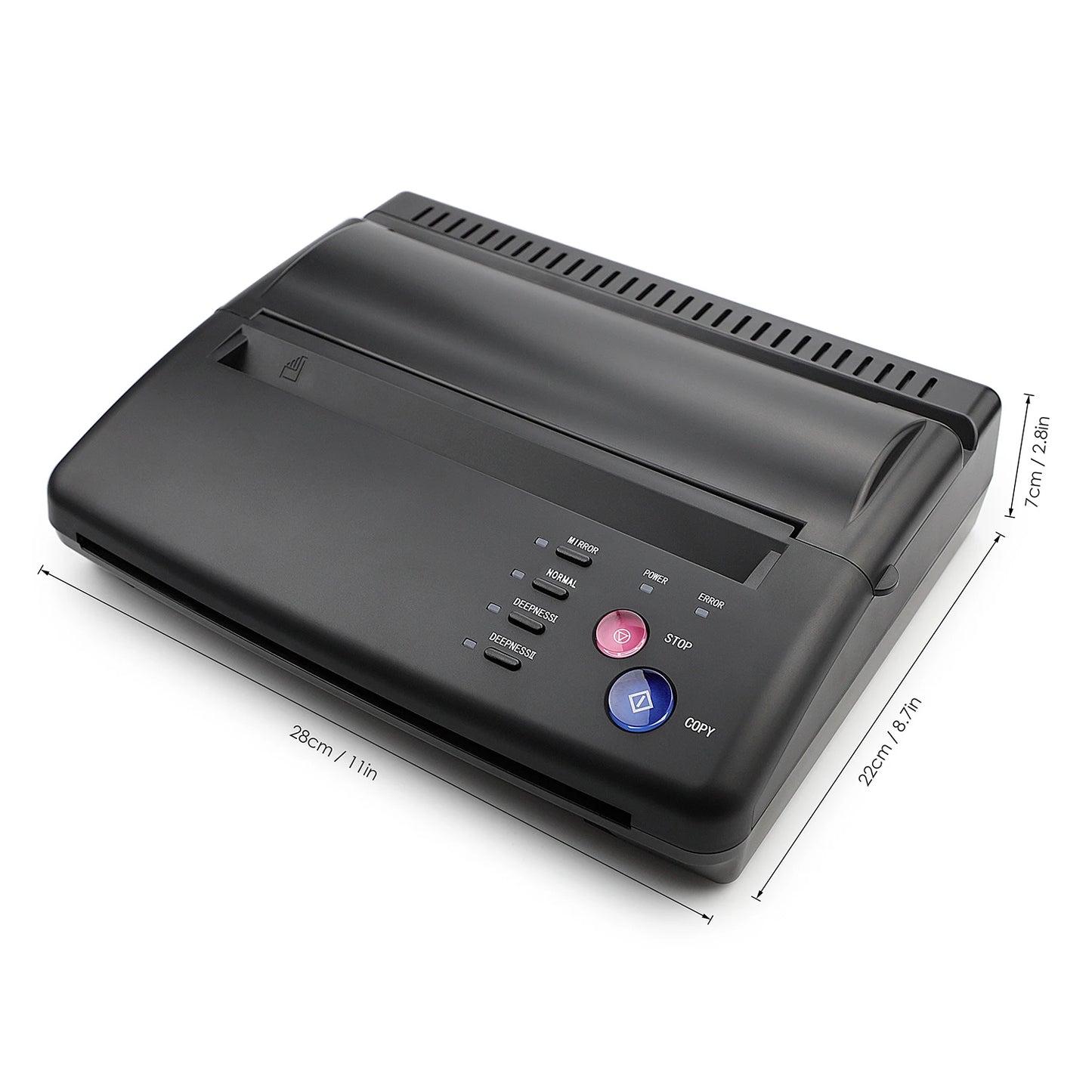 Tattoo Transfer Machine - Thermal Stencil Copier Printer for Tattoo Photos & Transfer Paper, Ideal for Beginners