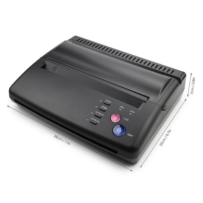Tattoo Transfer Machine - Thermal Stencil Copier Printer for Tattoo Photos & Transfer Paper, Ideal for Beginners