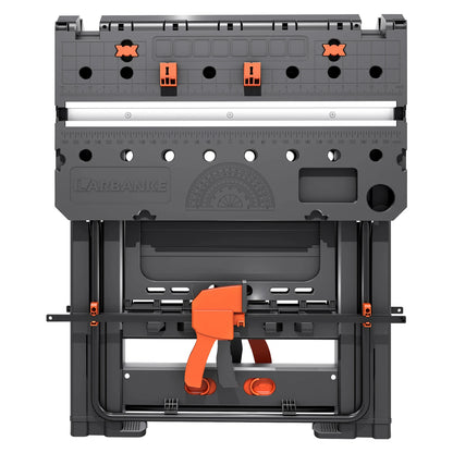 2-in-1 Folding Workbench – Waterproof Portable Adjustable Work Table 31" x 25" x 32"