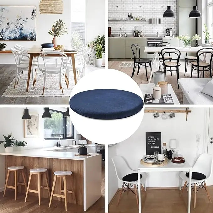 Memory Foam Seat Cushion – Anti-Slip Soft Round Pad for Floor, Office Chair, Bar Stool, Available in 30/35/40cm
