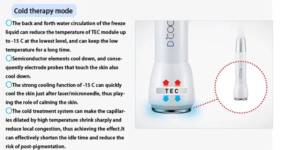 Bio Cool Device 2025 NEW Dcool Portable Beauty Device – Hot & Cool EMS Electroporation ...