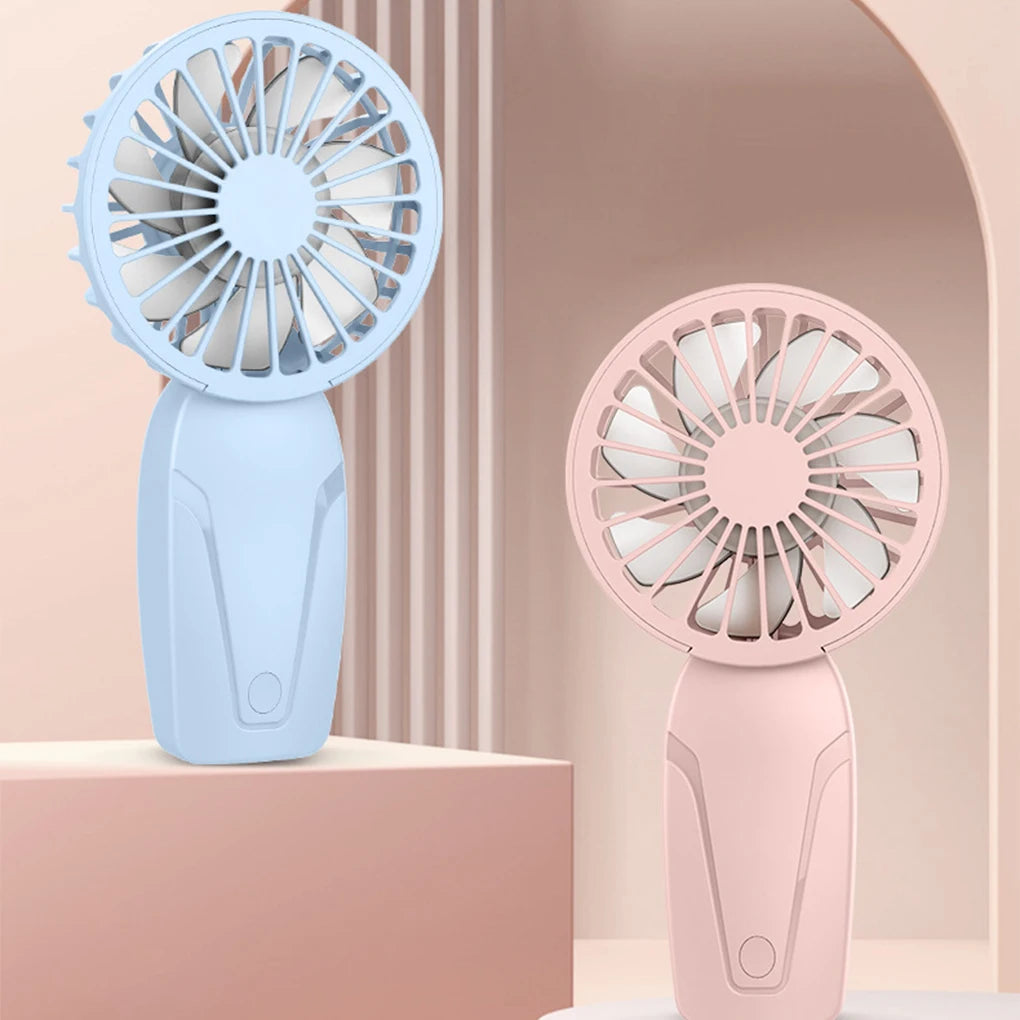 Portable Handheld Mini Fan – Lightweight ABS USB Rechargeable Pocket F ...