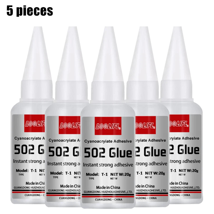 High Quality 502 Super Glue – Fast-Bonding Universal Adhesive for Toys, Crafts, Shoes, Paper, Wood & Plastic | Factory Direct Sale