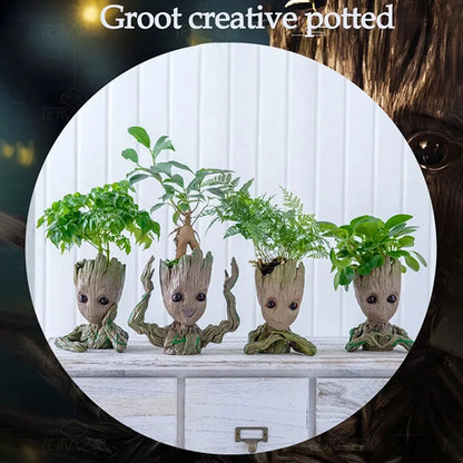 Groot Planter Flower Pot for Indoor Plants – Anime Figurine Ornament & Home Decor Gift