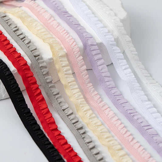 5m Elastic Lace Trim Ribbon for Dress Decoration, DIY Sewing & Crafts