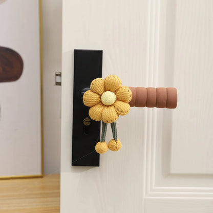 Reusable Floral Refrigerator Handle Covers – Soft, Non-Slip, Dustproof Door Knob Protectors