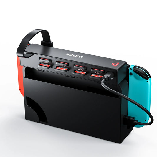 Unitek D1100A Game Card Reader for Nintendo Switch OLED — One-Button Multi-Game Switcher Adapter Accessory