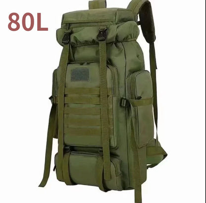 80L/100L Mountaineering Tactical Backpack - Large Outdoor Hiking, Camping & Travel Bag