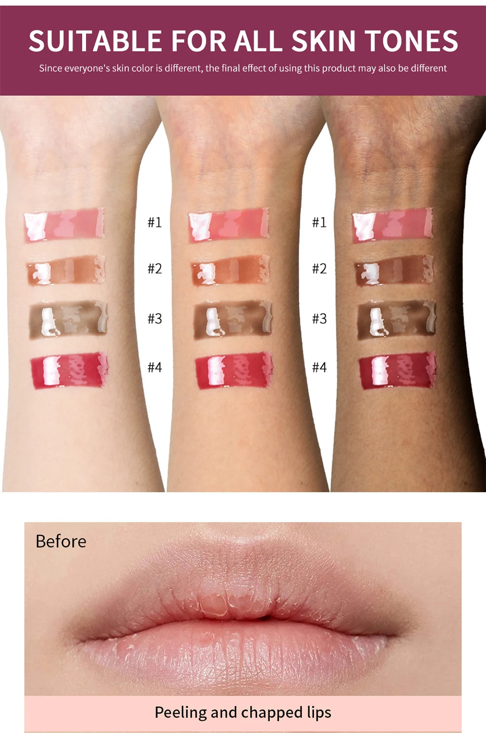 10ml Mirror Lip Glaze – Moisturizing Jelly Lip Oil for Hydration, Protection & Long-Lasting Shine