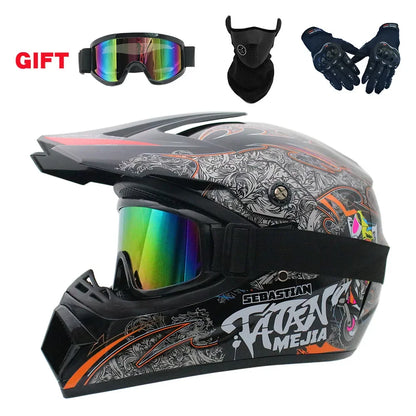 Full Face Off-Road Motorcycle Helmet – Downhill AM DH Cross Motocross Capacete Casco   2/2