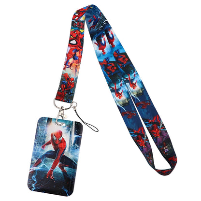 Cartoon Credential Holder Keychain – Cool Lanyard for Key, ID Card, Gym Badge & Cosplay Gift