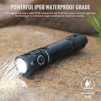 Sofirn SP31 V3.0 Tactical LED Flashlight — 2000LM SST40/519A USB-C Rechargeable 18650 Torch with Dual Switch