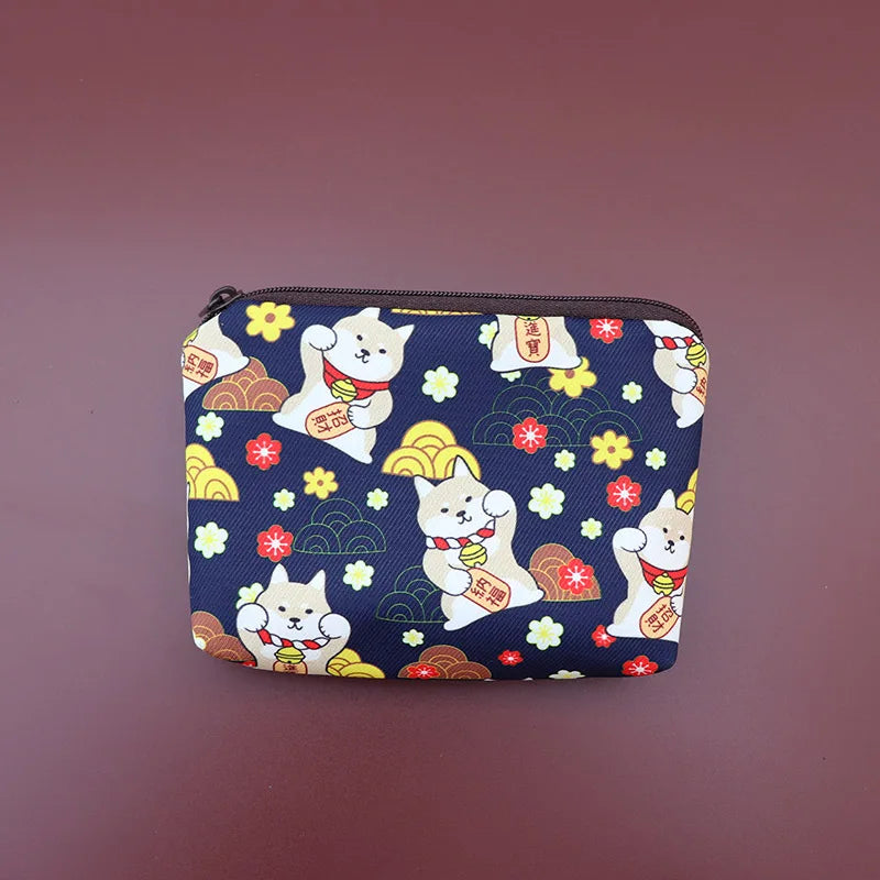 Snoopy Print Mini Coin Purse – Cute Wallet & Card Holder for Women, Girls & Kids, Small Cosmetic & ID Bag