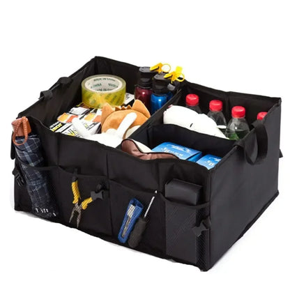 Car Trunk Storage Bag – Folding Multifunction Container, Tool & Food Organizer Box for Universal Cars