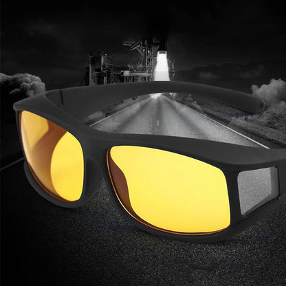 Anti-Glare Night Vision Goggles for Cars and Motorcycles – Unisex Eye Protection for Driving, Cycling, and Skiing